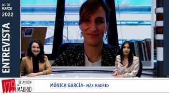 La portavoz de Más Madrid repasa la actualidad regional en los estudios de Televisión Digital de Madrid