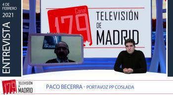 Entrevistamos al portavoz del PP en Coslada, Paco Becerra