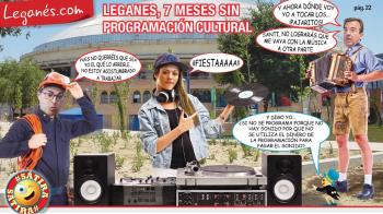 El candidato del PP explica que Leganés lleva 7 meses sin actuaciones en los teatros