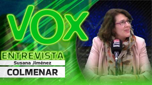 Susana Jiménez: "El ascenso de VOX tiene que ver con nuestro discurso de sentido común"