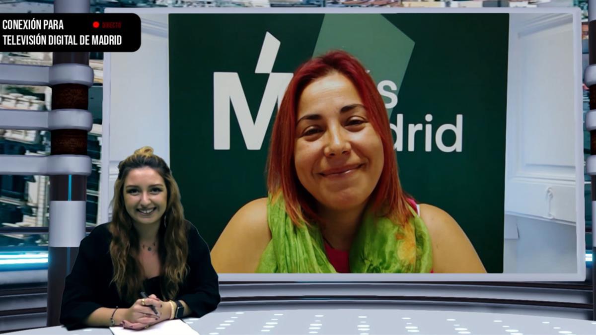 La portavoz de Más Madrid pone sobre la mesa varios temas como las becas comedor o la situación de las asociaciones vecinales