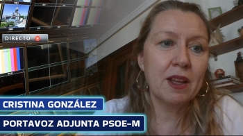 Cristina González denuncia el veto de la Mesa de la Asamblea de Madrid sobre el 