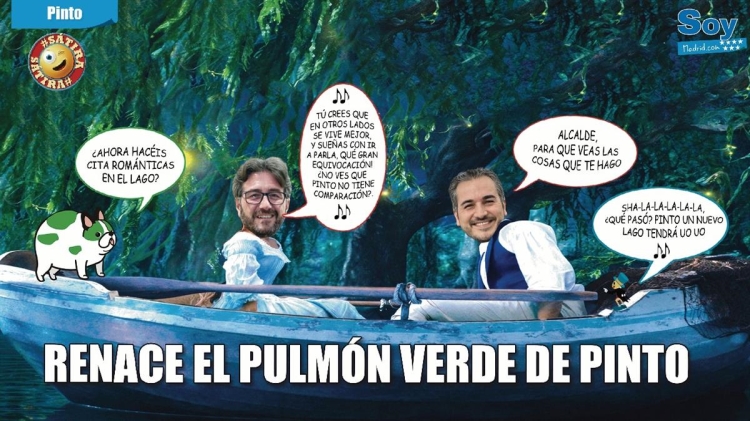 Fernando González: "El parque Juan Carlos I es el pulmón de Pinto"
