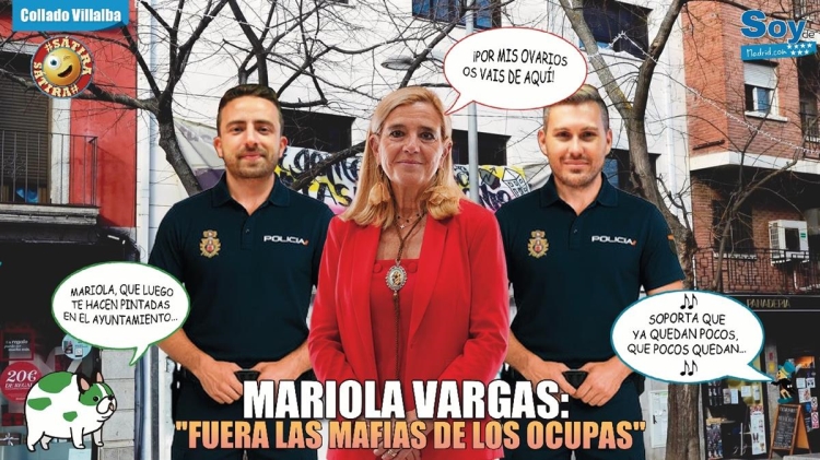 Mariola Vargas: "Fuera las mafias de los ocupas"