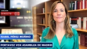 Isabel Pérez Moñino recuerda que VOX dará la batalla para aplicar el artículo 102 a Sánchez "por traición"