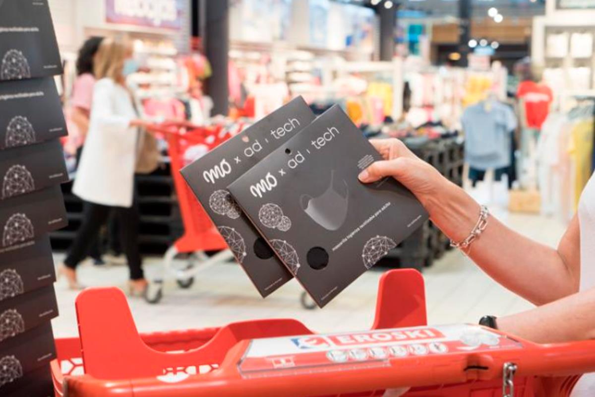 Desarrollada por la empresa portuguesa Sonae, la mascarilla MOxAdTech es capaz de inactivar el coronavirus