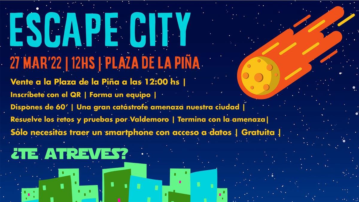 Participa en 'escape city', una experiencia de ocio al aire libre
