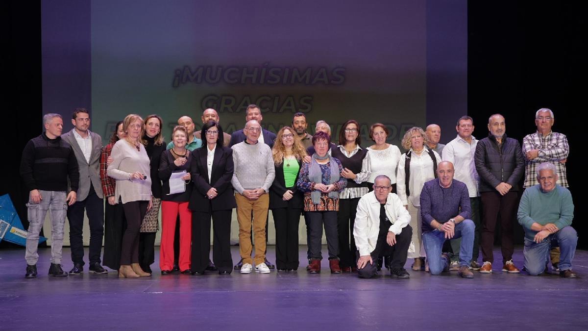 En el acto se reconocieron a los 22 integrantes de la plantilla que se han jubilado a lo largo de 2025 