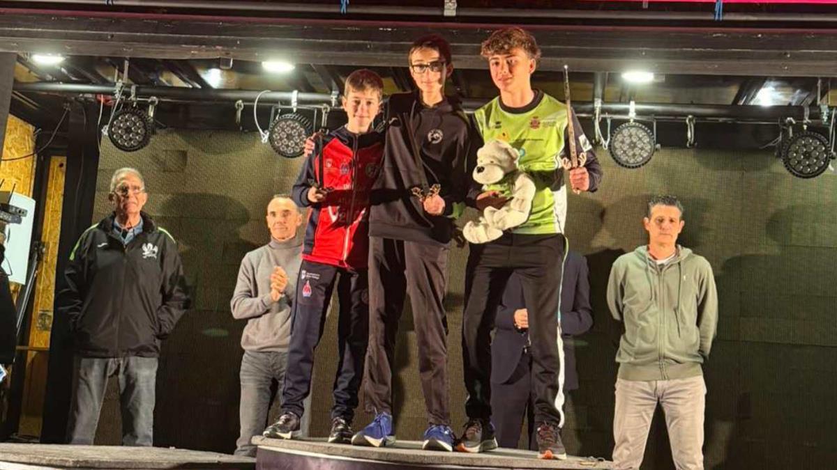 Gabriel Moreno se proclamó campeón en 2 km Sub14 con un espectacular 9:12