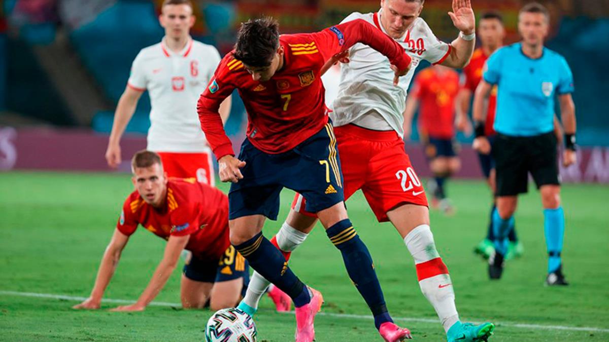 La Selección española se midió ante Polonia y quedó en tablas
