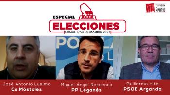 Hoy conectamos con Guillermo Hita (PSOE), José Antonio Luelmo (Ciudadanos) y Miguel ángel Recuenco (PP)
