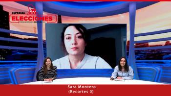 Hoy conectamos con la cabeza de lista de Recortes 0, Sara Montero