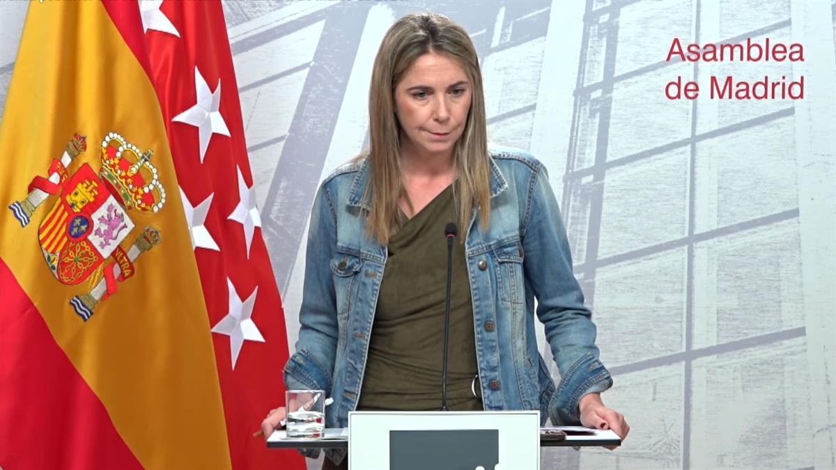 La portavoz del PSOE de Madrid carga contra “el clan de los pocholos” 
