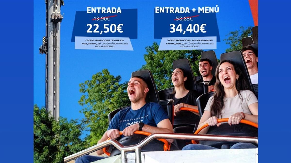 Disfruta del parque por solo 22,50 € los días 2 y 3 de agosto.