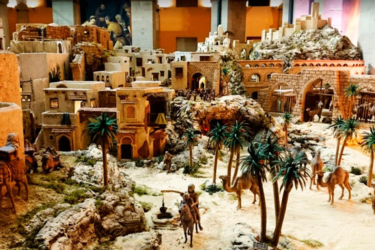 El tradicional belén que reúne a más de 100.000 visitantes cada año, no faltará estas navidades