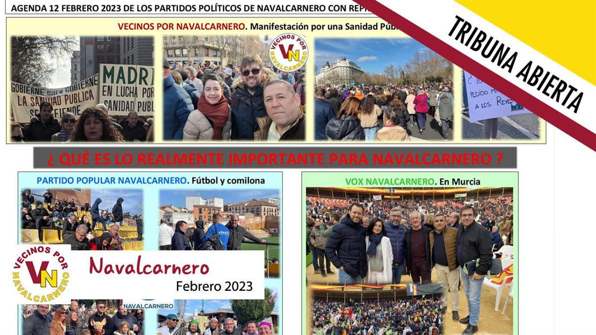 Retratados: esto es lo que le importa a cada partido Navalcarnero