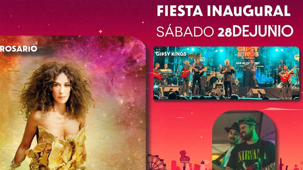 Actuaciones de Rosario Flores, Gipsy Kings, el Boombastic Day, desfiles, atracciones, una gran noria, food trucks... y algunas sorpresas