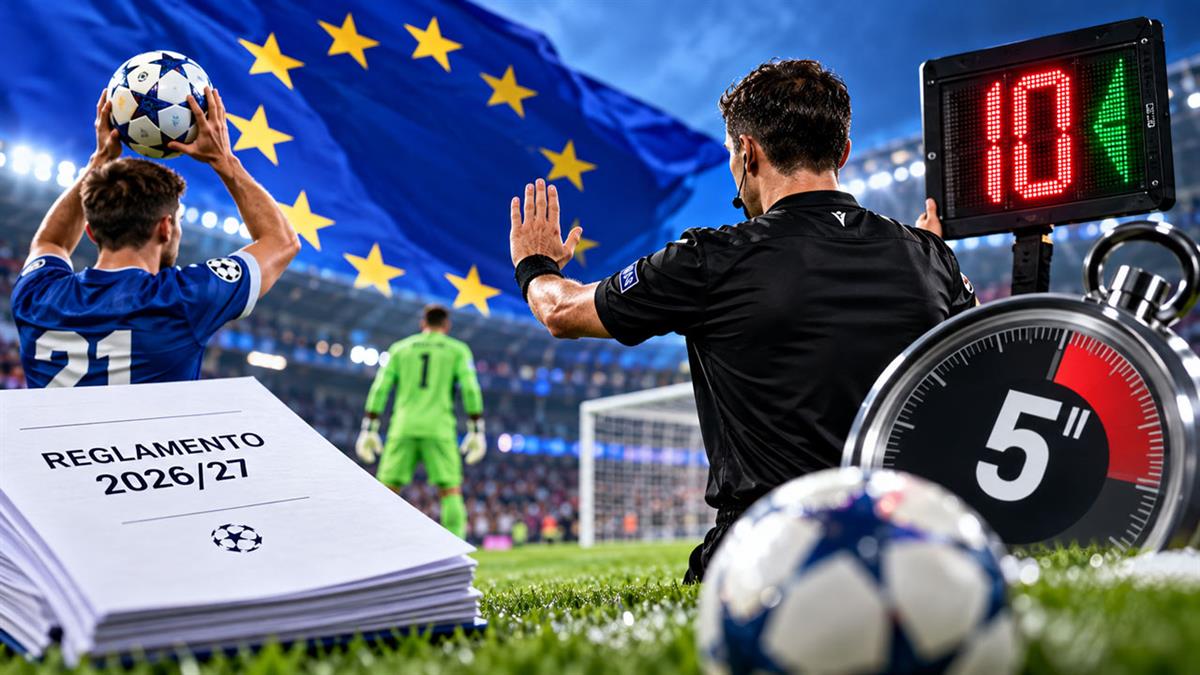 El fútbol europeo afronta la temporada 2026/27 con varias novedades que, aunque no cambian la esencia del juego, sí pueden modificar algunas de las escenas más habituales de cualquier partido.