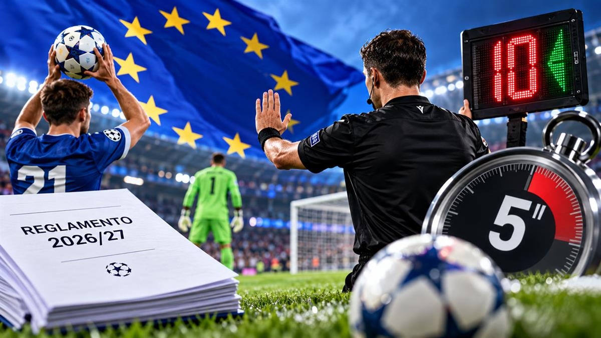 El fútbol europeo afronta la temporada 2026/27 con varias novedades que, aunque no cambian la esencia del juego, sí pueden modificar algunas de las escenas más habituales de cualquier partido.