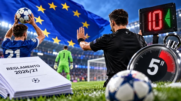 El fútbol europeo afronta la temporada 2026/27 con varias novedades que, aunque no cambian la esencia del juego, sí pueden modificar algunas de las escenas más habituales de cualquier partido.