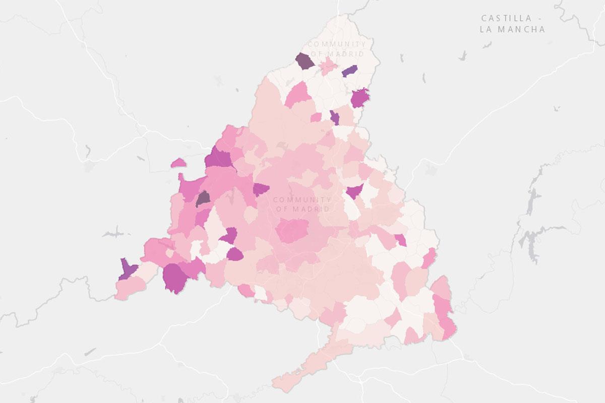 El número de contagios diarios desciende considerablemente