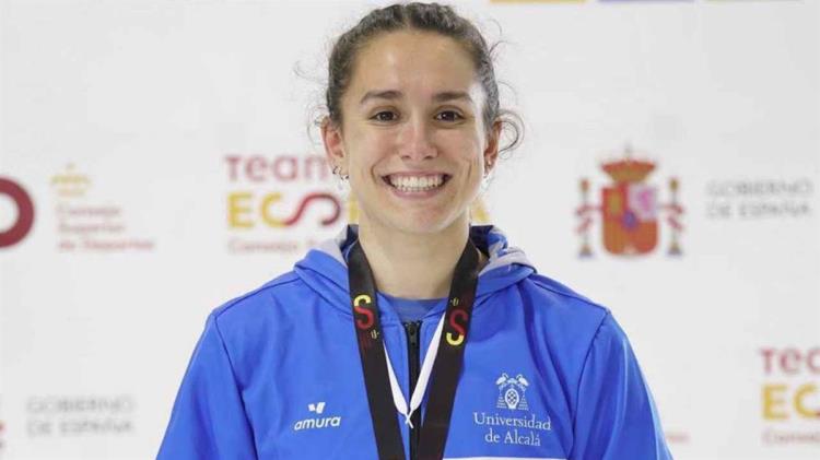 Lucía Pérez, subcampeona de España universitaria de halterofilia