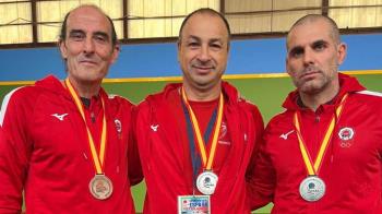 Jesús Martín, Sebastián Gabriel y José Manuel Brotons se subieron al podio en el torneo disputado en Segovia 