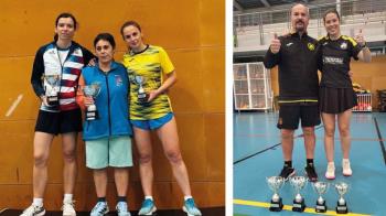 En mayores de 30 años, el Club Bádminton Rivas ha ganado diez medallas 