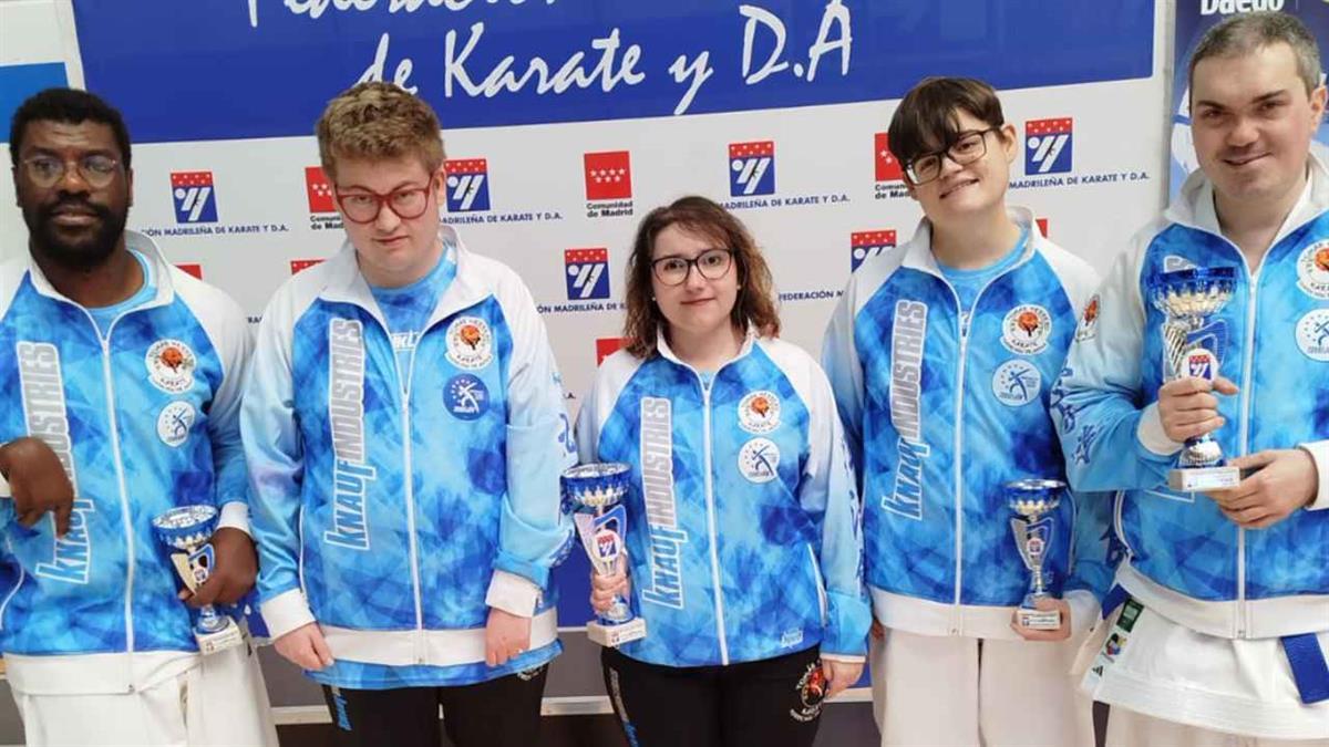 El Club Karate Tomás Herrero logra cuatro medallas en el Campeonato de Madrid en la modalidad de parakarate