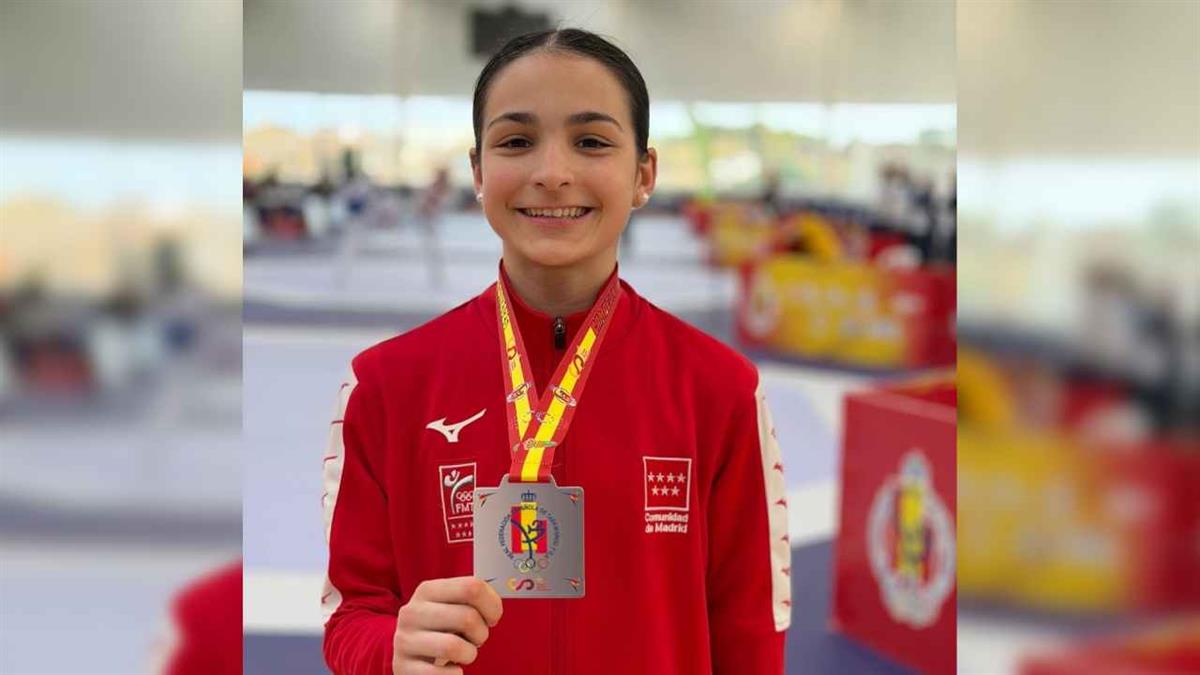 La joven deportista representó a la Federación Madrileña de Taekwondo