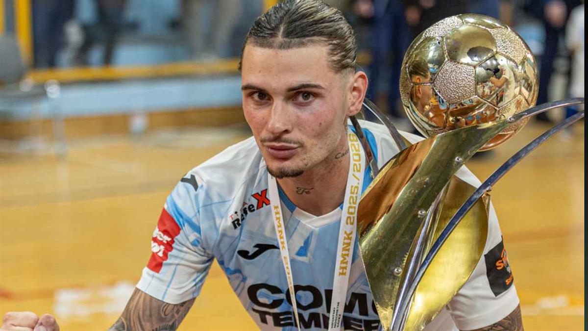 Su equipo, el HMNK Rijeka, venció en la final al Dínamo de Zagreb