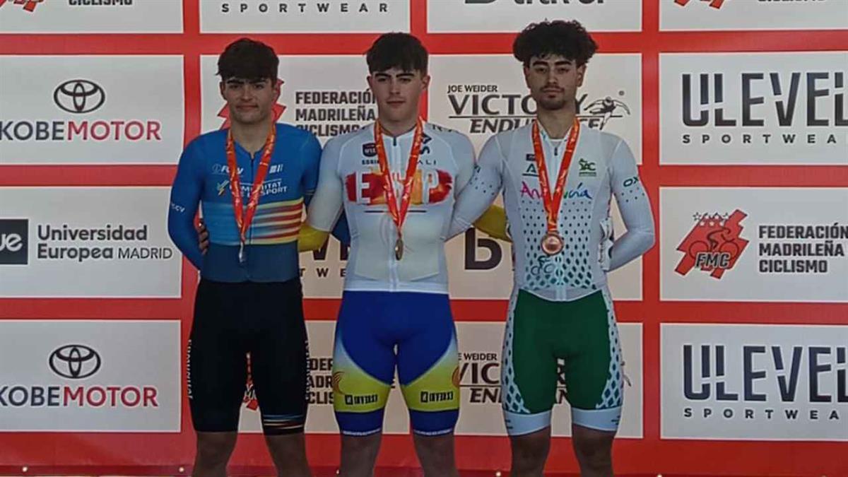La Unión Ciclista brilla en los Campeonatos de España de Pista en categorías cadete y junior 
