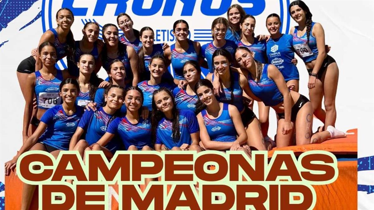 Las atletas Sub16 se proclamaron campeonas de Madrid 