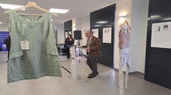 El delegado José Fernández ha inaugurado la exposición junto a la embajadora de Israel en España