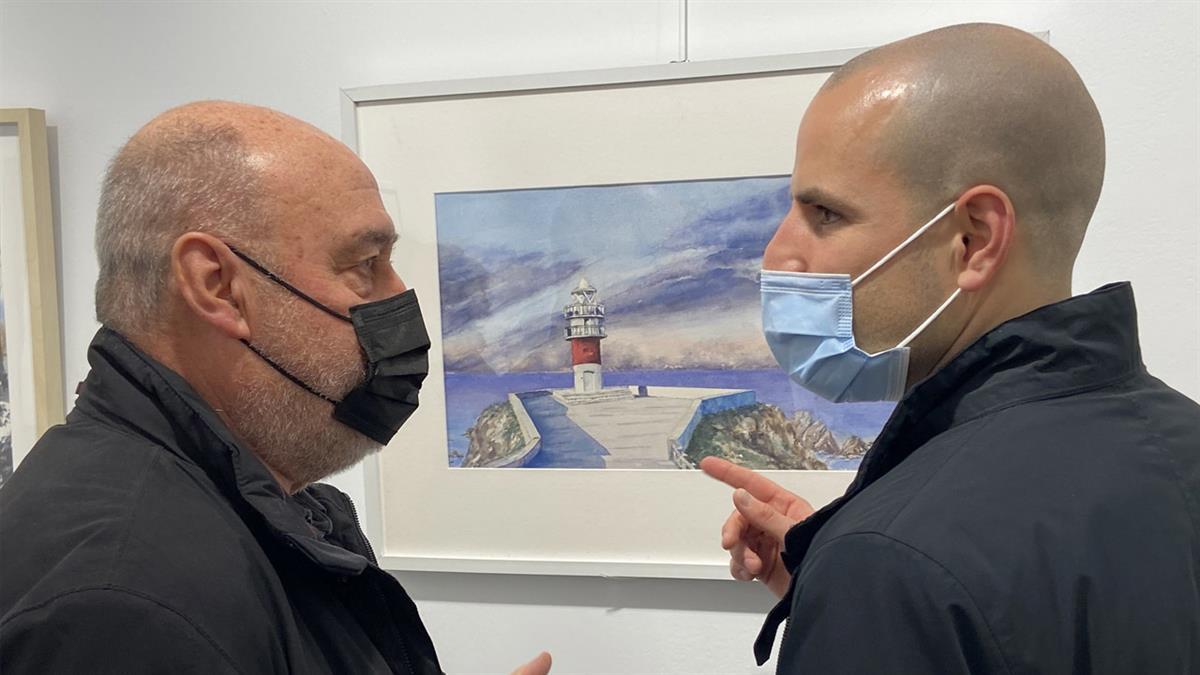 Álvarez Ustarroz ha inaugurado la exposición subrayando el “gran talento” de los acuarelistas