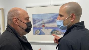 Álvarez Ustarroz ha inaugurado la exposición subrayando el “gran talento” de los acuarelistas
