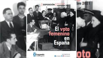 La exposición "el voto femenino en España" conmemora en Leganés el 90 aniversario de la concesión de este derecho
