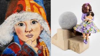 La artista mostoleña Victoria Lázaro expone su obra en el CSC Caleidoscopio