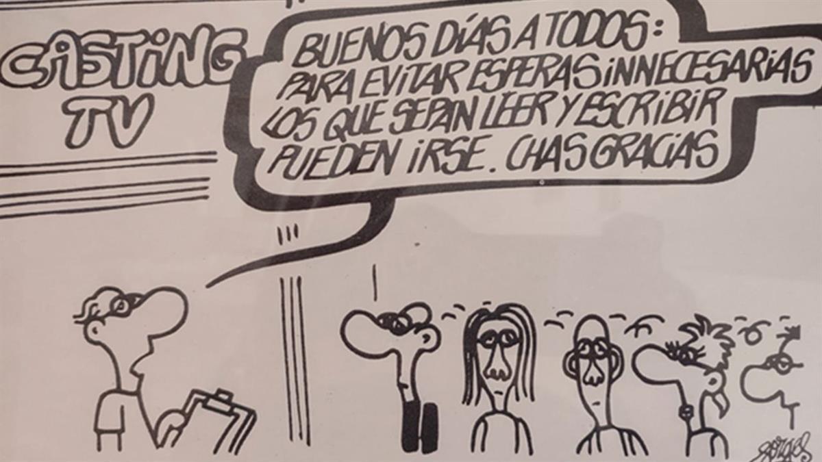 Una exposición recoge una selección de sus viñetas