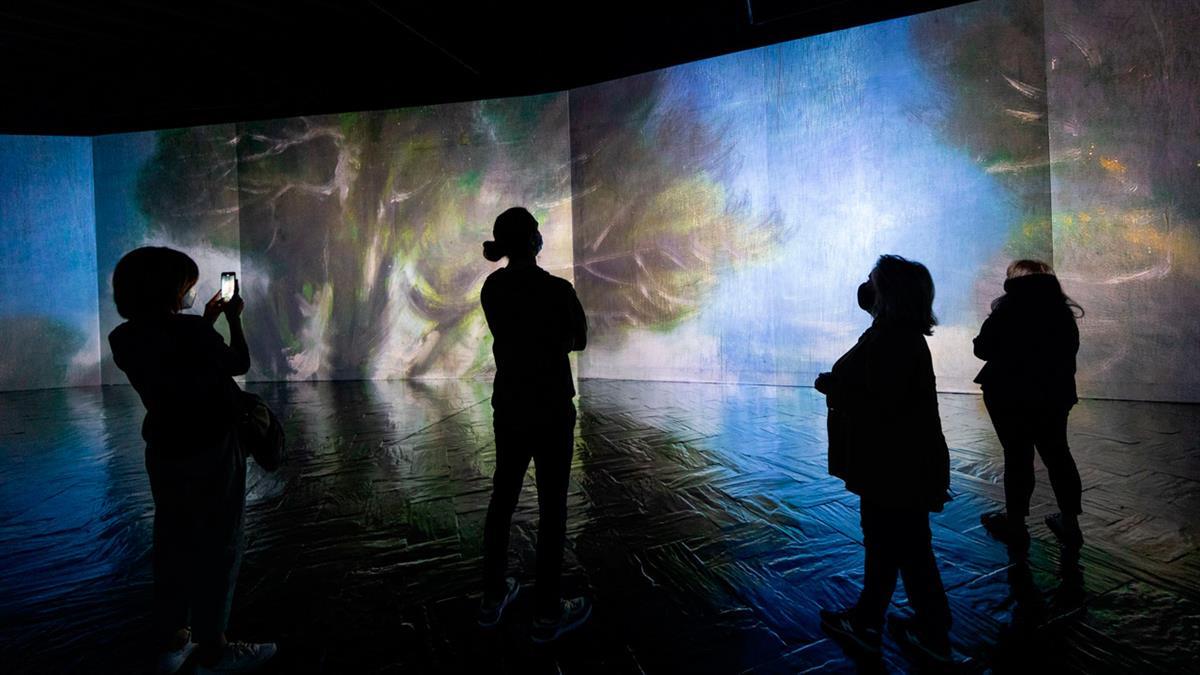 La experiencia inmersiva en torno a la obra de Francisco de Goya se puede visitar en el Fernán Gómez. Centro Cultural de la Villa