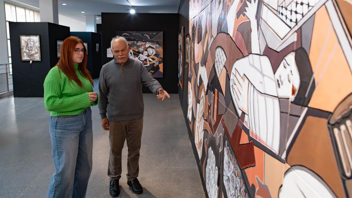 'Llamada de socorro en Gaza' cuenta con más de obras originales