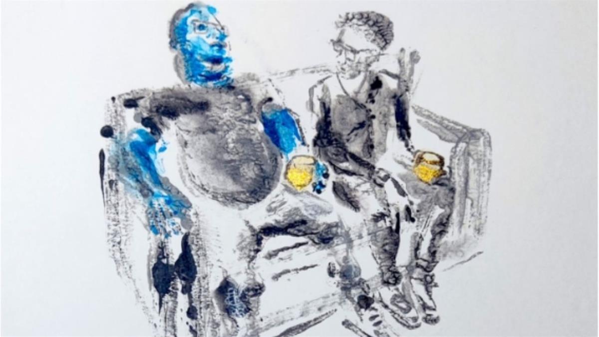 El escultor y dibujante costarricense plasma en sus dibujos la tríada cuerpo-mente-espíritu