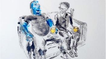 El escultor y dibujante costarricense plasma en sus dibujos la tríada cuerpo-mente-espíritu