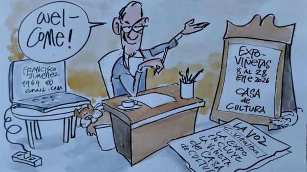 La historia del municipio en viñetas: una exposición captura la memoria colectiva en clave de humor