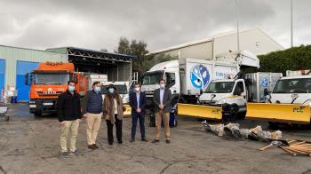 La alcaldesa ha supervisado la puesta a punto de los equipos técnicos