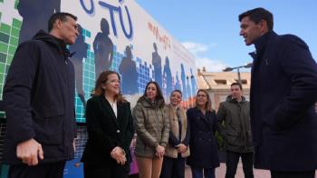 La localidad recibió la visita de la consejera de Sanidad, Fátima Matute