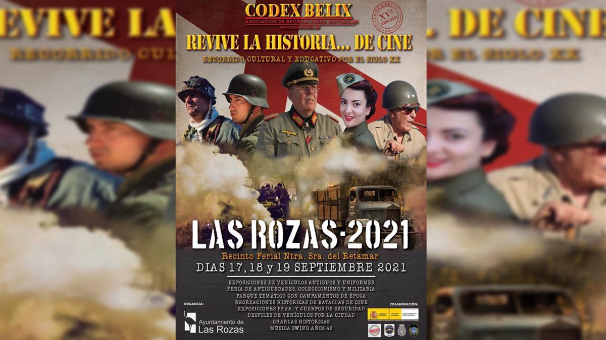 El Ayuntamiento de Las Rozas presenta: ¡Revive la historia... del cine! un evento internacional sobre recreación histórica militar y más