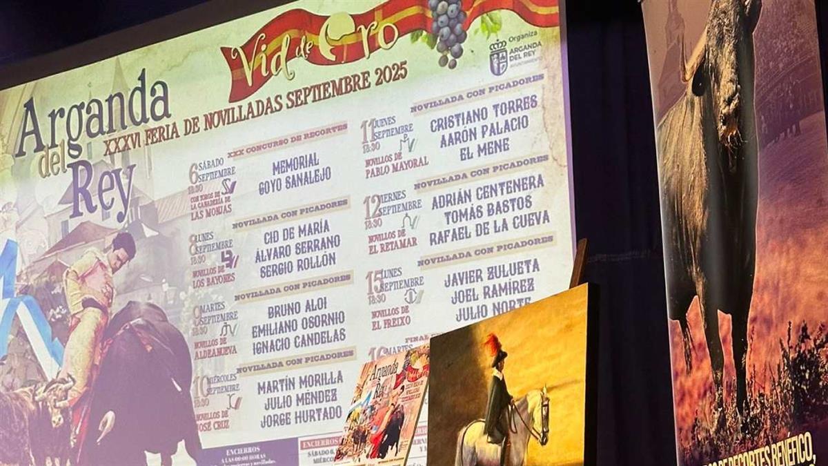 Se ha presentado el cartel de todos los festejos taurinos que arrancarán el próximo mes de septiembre