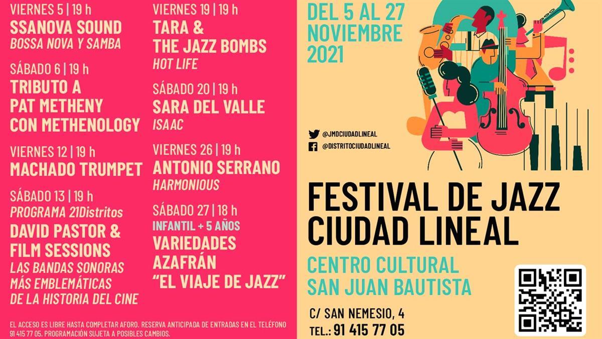 Este ciclo de conciertos, enmarcado en la programación de JAZZMADRID21, se desarrollará del 5 al 27 de noviembre