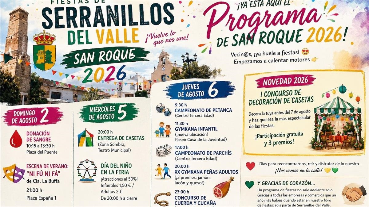 El Ayuntamiento presenta un programa que arranca con actividades deportivas, culturales y solidarias antes de dar paso a los días grandes de las fiestas